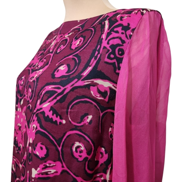 TORY BURCH🔖NWT! "Dorrance" Wool & Silk Shift Dress - Size 12 - Picture 8 of 17